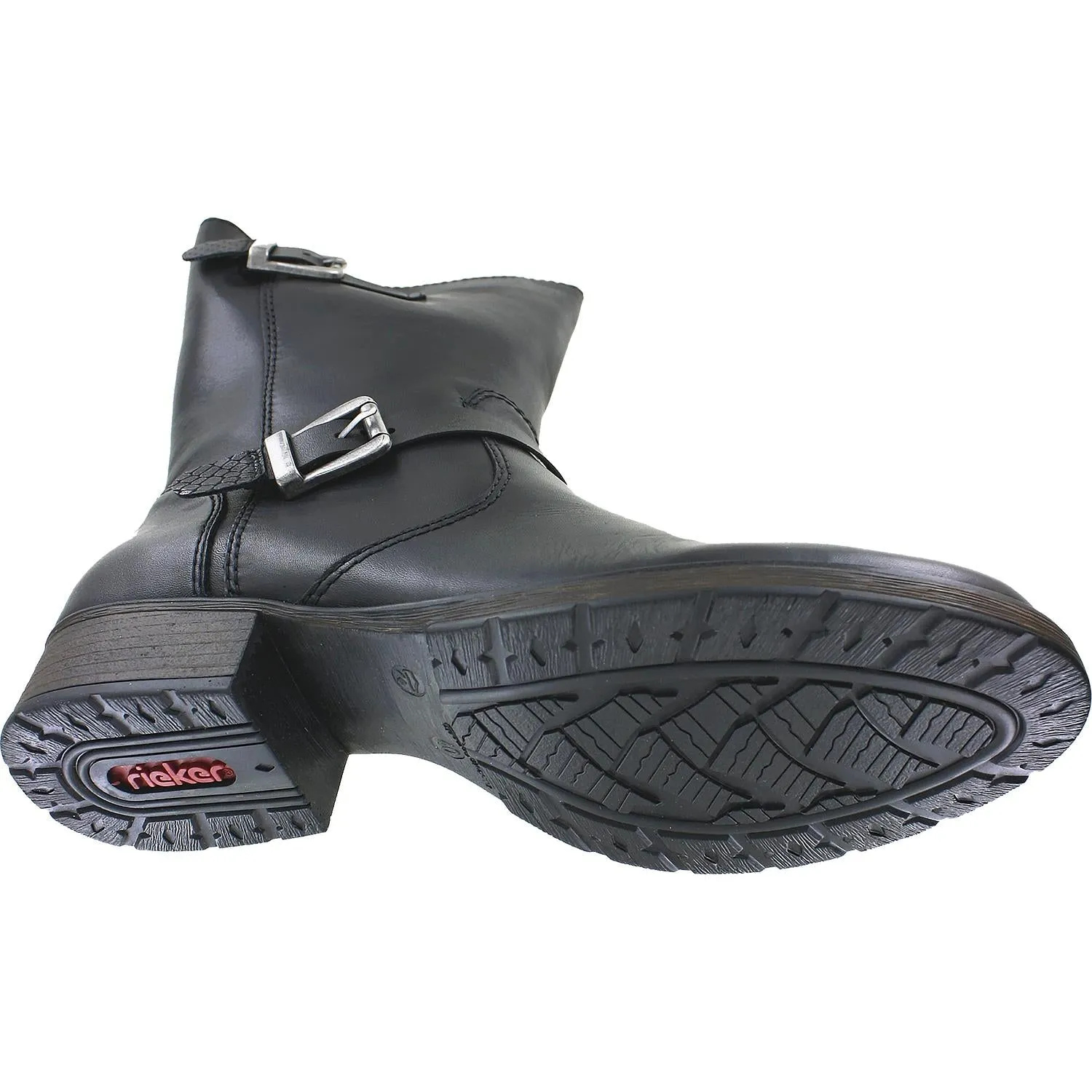 Women's Rieker Z9582-00 Faith Schwarz Leather