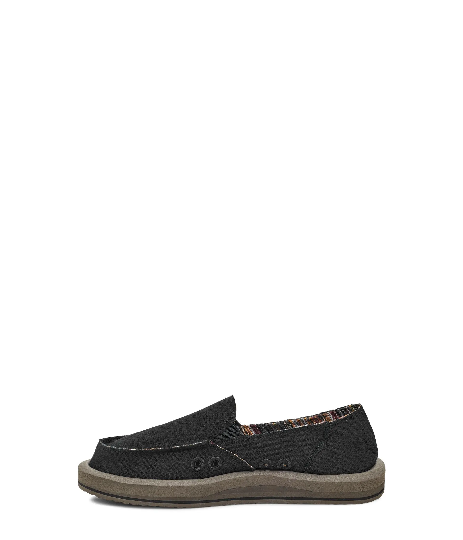 Women's Shoes Sanuk DONNA SOFT TOP HEMP Sidewalk Surfer Loafers 1144811 BLACK