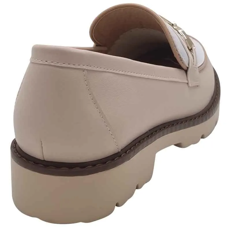 Zanni & Co Womens Nude Loafer - Saphin