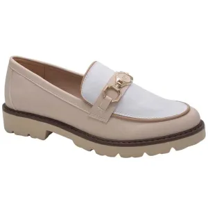 Zanni & Co Womens Nude Loafer - Saphin
